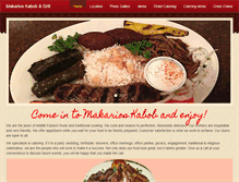 Tablet Screenshot of makarioskabob.com